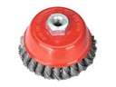 4inch Twisted Knotted Hlau Tshuab Txhuam Hlau